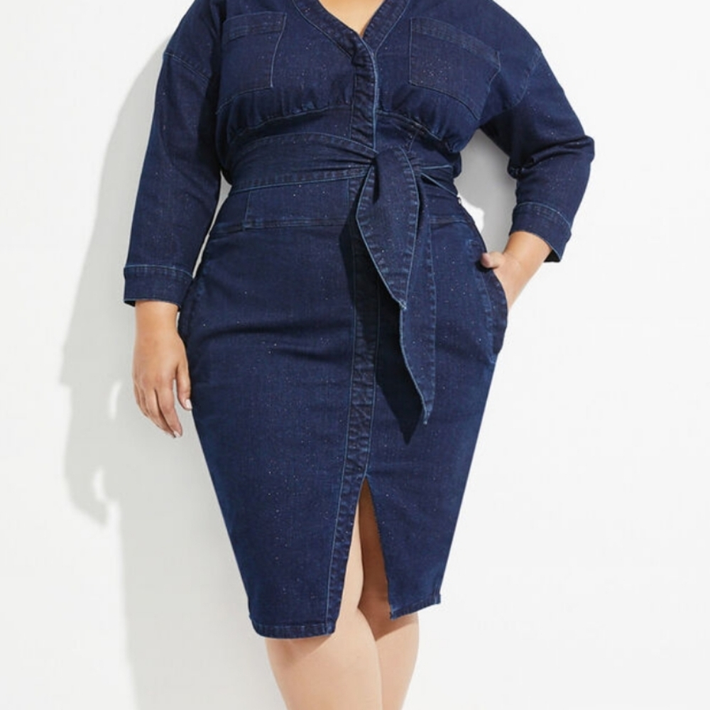Denim dress